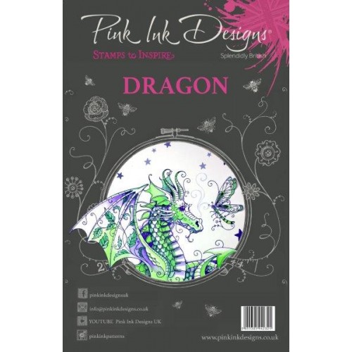 Dragon - Pink Ink Designs Clear Stamps Set pi006